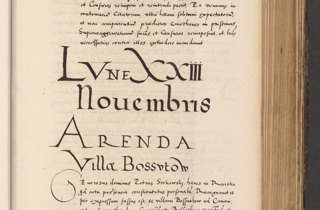 Zdjęcie nr 359 dla obiektu archiwalnego: Acta actorum causarum, sentenciarum diffinitivarum quam interloquutiorum, decretorum, obligationum, quietationum et constitutionum procuratorum coram reverndo domino Petri Porembski preposito Ossviencimensi, canonico et officiali Cracoviensi generali ad annum Dimini 1556, inditione quatuor decima, pontificatus sanctissimi in Christo patris domini Pauli divina providencia pape IIII anno ispius.