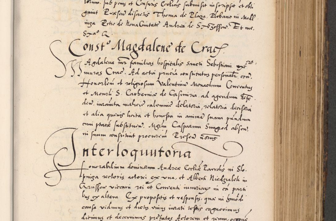 Zdjęcie nr 327 dla obiektu archiwalnego: Acta actorum causarum, sentenciarum diffinitivarum quam interloquutiorum, decretorum, obligationum, quietationum et constitutionum procuratorum coram reverndo domino Petri Porembski preposito Ossviencimensi, canonico et officiali Cracoviensi generali ad annum Dimini 1556, inditione quatuor decima, pontificatus sanctissimi in Christo patris domini Pauli divina providencia pape IIII anno ispius.