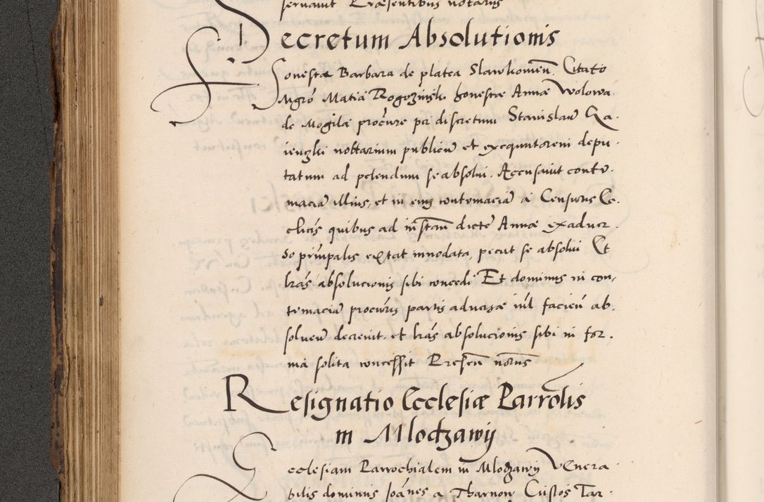 Zdjęcie nr 314 dla obiektu archiwalnego: Acta actorum causarum, sentenciarum diffinitivarum quam interloquutiorum, decretorum, obligationum, quietationum et constitutionum procuratorum coram reverndo domino Petri Porembski preposito Ossviencimensi, canonico et officiali Cracoviensi generali ad annum Dimini 1556, inditione quatuor decima, pontificatus sanctissimi in Christo patris domini Pauli divina providencia pape IIII anno ispius.