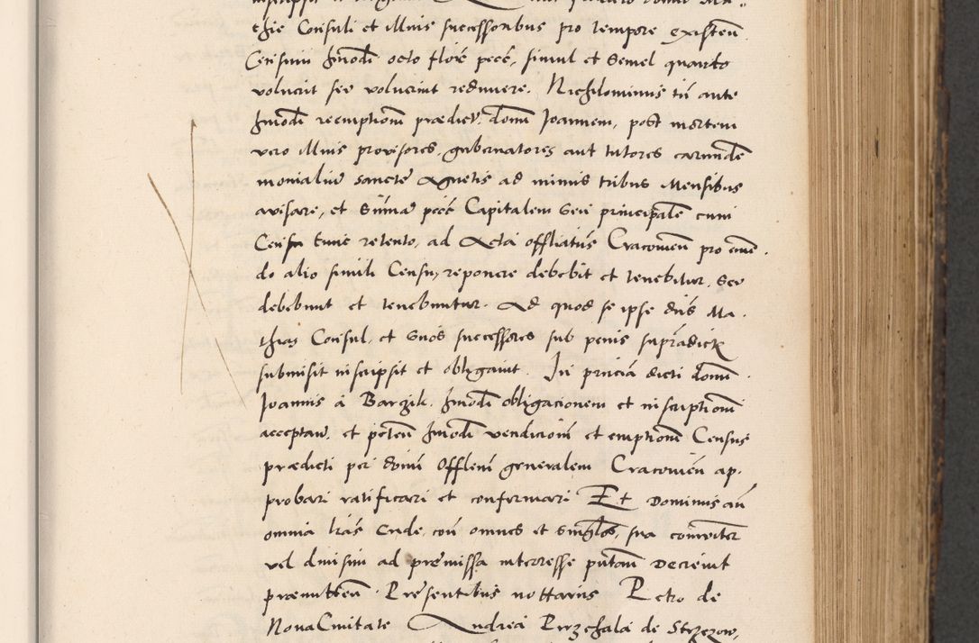 Zdjęcie nr 287 dla obiektu archiwalnego: Acta actorum causarum, sentenciarum diffinitivarum quam interloquutiorum, decretorum, obligationum, quietationum et constitutionum procuratorum coram reverndo domino Petri Porembski preposito Ossviencimensi, canonico et officiali Cracoviensi generali ad annum Dimini 1556, inditione quatuor decima, pontificatus sanctissimi in Christo patris domini Pauli divina providencia pape IIII anno ispius.