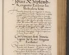 Zdjęcie nr 275 dla obiektu archiwalnego: Acta actorum causarum, sentenciarum diffinitivarum quam interloquutiorum, decretorum, obligationum, quietationum et constitutionum procuratorum coram reverndo domino Petri Porembski preposito Ossviencimensi, canonico et officiali Cracoviensi generali ad annum Dimini 1556, inditione quatuor decima, pontificatus sanctissimi in Christo patris domini Pauli divina providencia pape IIII anno ispius.