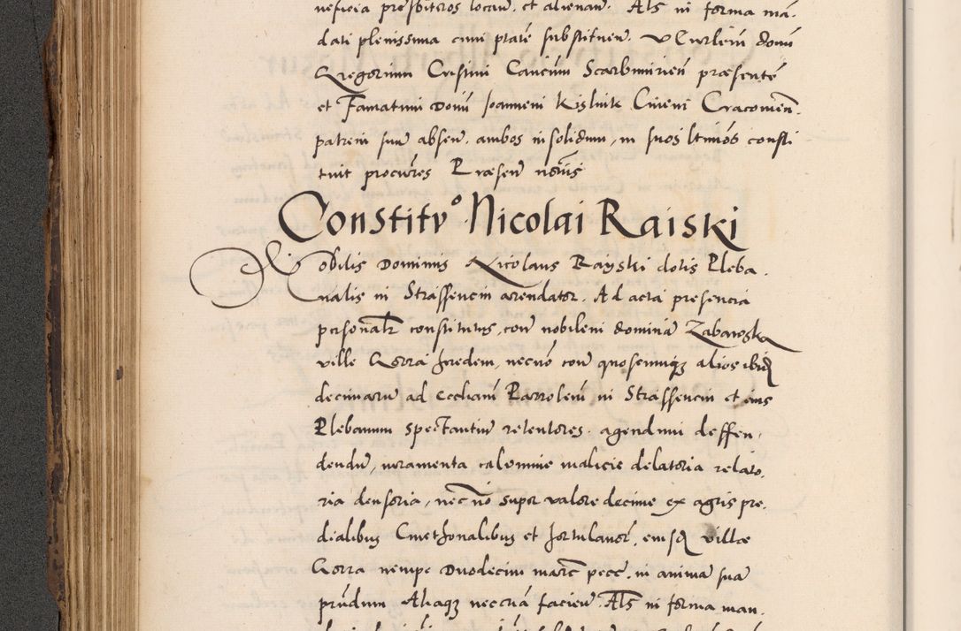 Zdjęcie nr 262 dla obiektu archiwalnego: Acta actorum causarum, sentenciarum diffinitivarum quam interloquutiorum, decretorum, obligationum, quietationum et constitutionum procuratorum coram reverndo domino Petri Porembski preposito Ossviencimensi, canonico et officiali Cracoviensi generali ad annum Dimini 1556, inditione quatuor decima, pontificatus sanctissimi in Christo patris domini Pauli divina providencia pape IIII anno ispius.