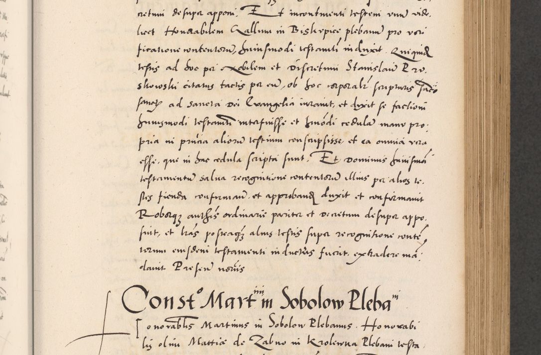 Zdjęcie nr 257 dla obiektu archiwalnego: Acta actorum causarum, sentenciarum diffinitivarum quam interloquutiorum, decretorum, obligationum, quietationum et constitutionum procuratorum coram reverndo domino Petri Porembski preposito Ossviencimensi, canonico et officiali Cracoviensi generali ad annum Dimini 1556, inditione quatuor decima, pontificatus sanctissimi in Christo patris domini Pauli divina providencia pape IIII anno ispius.