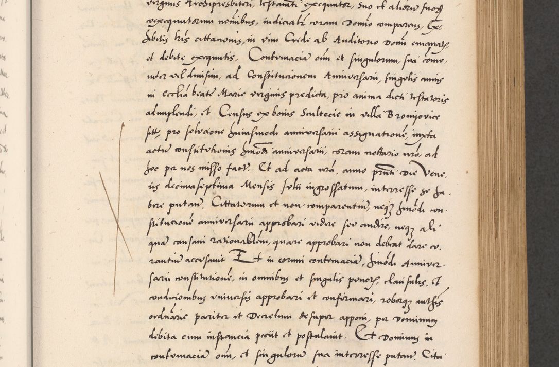 Zdjęcie nr 249 dla obiektu archiwalnego: Acta actorum causarum, sentenciarum diffinitivarum quam interloquutiorum, decretorum, obligationum, quietationum et constitutionum procuratorum coram reverndo domino Petri Porembski preposito Ossviencimensi, canonico et officiali Cracoviensi generali ad annum Dimini 1556, inditione quatuor decima, pontificatus sanctissimi in Christo patris domini Pauli divina providencia pape IIII anno ispius.
