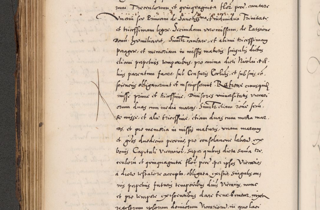 Zdjęcie nr 224 dla obiektu archiwalnego: Acta actorum causarum, sentenciarum diffinitivarum quam interloquutiorum, decretorum, obligationum, quietationum et constitutionum procuratorum coram reverndo domino Petri Porembski preposito Ossviencimensi, canonico et officiali Cracoviensi generali ad annum Dimini 1556, inditione quatuor decima, pontificatus sanctissimi in Christo patris domini Pauli divina providencia pape IIII anno ispius.