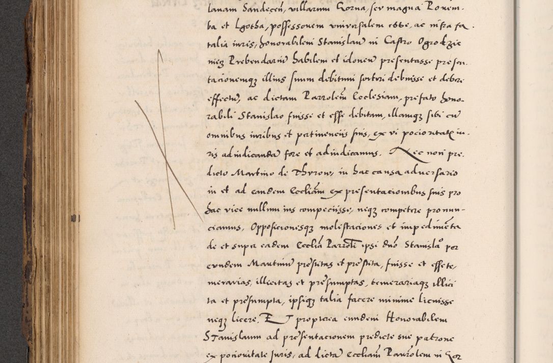 Zdjęcie nr 214 dla obiektu archiwalnego: Acta actorum causarum, sentenciarum diffinitivarum quam interloquutiorum, decretorum, obligationum, quietationum et constitutionum procuratorum coram reverndo domino Petri Porembski preposito Ossviencimensi, canonico et officiali Cracoviensi generali ad annum Dimini 1556, inditione quatuor decima, pontificatus sanctissimi in Christo patris domini Pauli divina providencia pape IIII anno ispius.