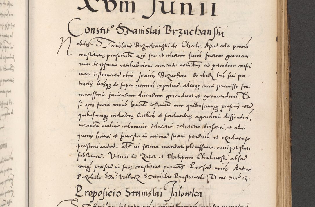 Zdjęcie nr 603 dla obiektu archiwalnego: Acta actorum causarum, sentenciarum diffinitivarum quam interloquutiorum, decretorum, obligationum, quietationum et constitutionum procuratorum coram reverndo domino Petri Porembski preposito Ossviencimensi, canonico et officiali Cracoviensi generali ad annum Dimini 1556, inditione quatuor decima, pontificatus sanctissimi in Christo patris domini Pauli divina providencia pape IIII anno ispius.