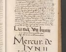 Zdjęcie nr 587 dla obiektu archiwalnego: Acta actorum causarum, sentenciarum diffinitivarum quam interloquutiorum, decretorum, obligationum, quietationum et constitutionum procuratorum coram reverndo domino Petri Porembski preposito Ossviencimensi, canonico et officiali Cracoviensi generali ad annum Dimini 1556, inditione quatuor decima, pontificatus sanctissimi in Christo patris domini Pauli divina providencia pape IIII anno ispius.