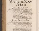 Zdjęcie nr 578 dla obiektu archiwalnego: Acta actorum causarum, sentenciarum diffinitivarum quam interloquutiorum, decretorum, obligationum, quietationum et constitutionum procuratorum coram reverndo domino Petri Porembski preposito Ossviencimensi, canonico et officiali Cracoviensi generali ad annum Dimini 1556, inditione quatuor decima, pontificatus sanctissimi in Christo patris domini Pauli divina providencia pape IIII anno ispius.