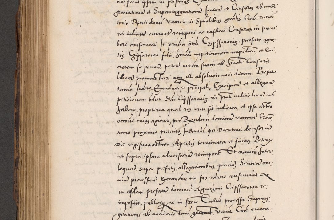 Zdjęcie nr 564 dla obiektu archiwalnego: Acta actorum causarum, sentenciarum diffinitivarum quam interloquutiorum, decretorum, obligationum, quietationum et constitutionum procuratorum coram reverndo domino Petri Porembski preposito Ossviencimensi, canonico et officiali Cracoviensi generali ad annum Dimini 1556, inditione quatuor decima, pontificatus sanctissimi in Christo patris domini Pauli divina providencia pape IIII anno ispius.