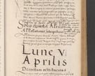 Zdjęcie nr 519 dla obiektu archiwalnego: Acta actorum causarum, sentenciarum diffinitivarum quam interloquutiorum, decretorum, obligationum, quietationum et constitutionum procuratorum coram reverndo domino Petri Porembski preposito Ossviencimensi, canonico et officiali Cracoviensi generali ad annum Dimini 1556, inditione quatuor decima, pontificatus sanctissimi in Christo patris domini Pauli divina providencia pape IIII anno ispius.