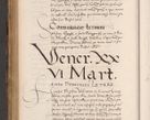Zdjęcie nr 502 dla obiektu archiwalnego: Acta actorum causarum, sentenciarum diffinitivarum quam interloquutiorum, decretorum, obligationum, quietationum et constitutionum procuratorum coram reverndo domino Petri Porembski preposito Ossviencimensi, canonico et officiali Cracoviensi generali ad annum Dimini 1556, inditione quatuor decima, pontificatus sanctissimi in Christo patris domini Pauli divina providencia pape IIII anno ispius.