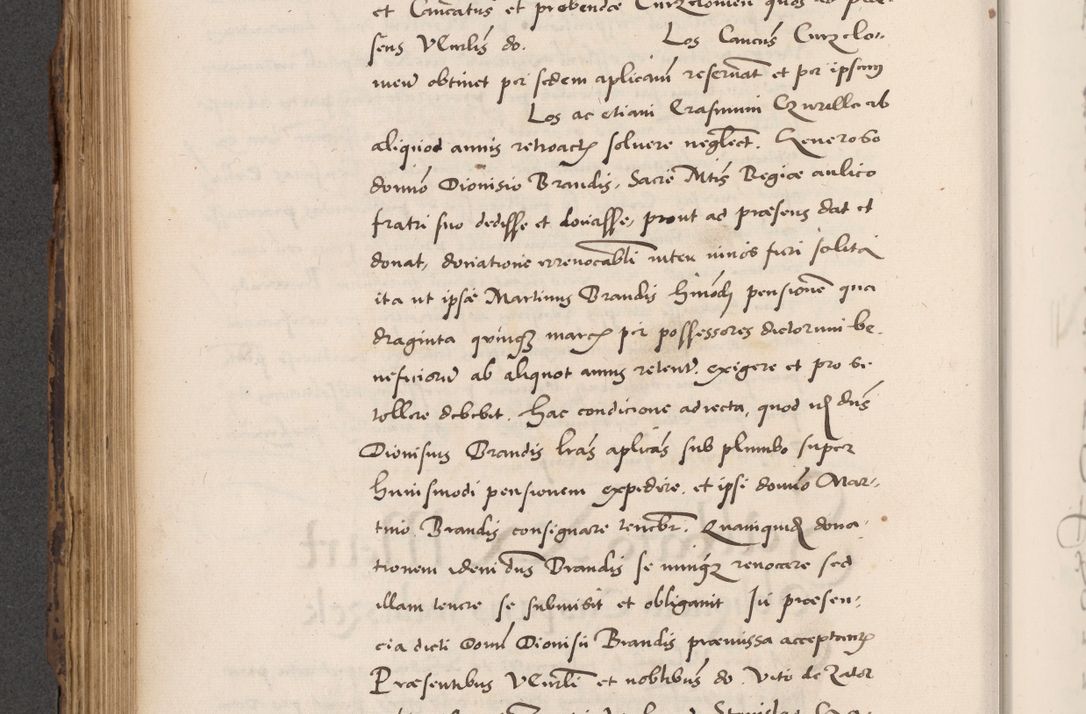 Zdjęcie nr 488 dla obiektu archiwalnego: Acta actorum causarum, sentenciarum diffinitivarum quam interloquutiorum, decretorum, obligationum, quietationum et constitutionum procuratorum coram reverndo domino Petri Porembski preposito Ossviencimensi, canonico et officiali Cracoviensi generali ad annum Dimini 1556, inditione quatuor decima, pontificatus sanctissimi in Christo patris domini Pauli divina providencia pape IIII anno ispius.