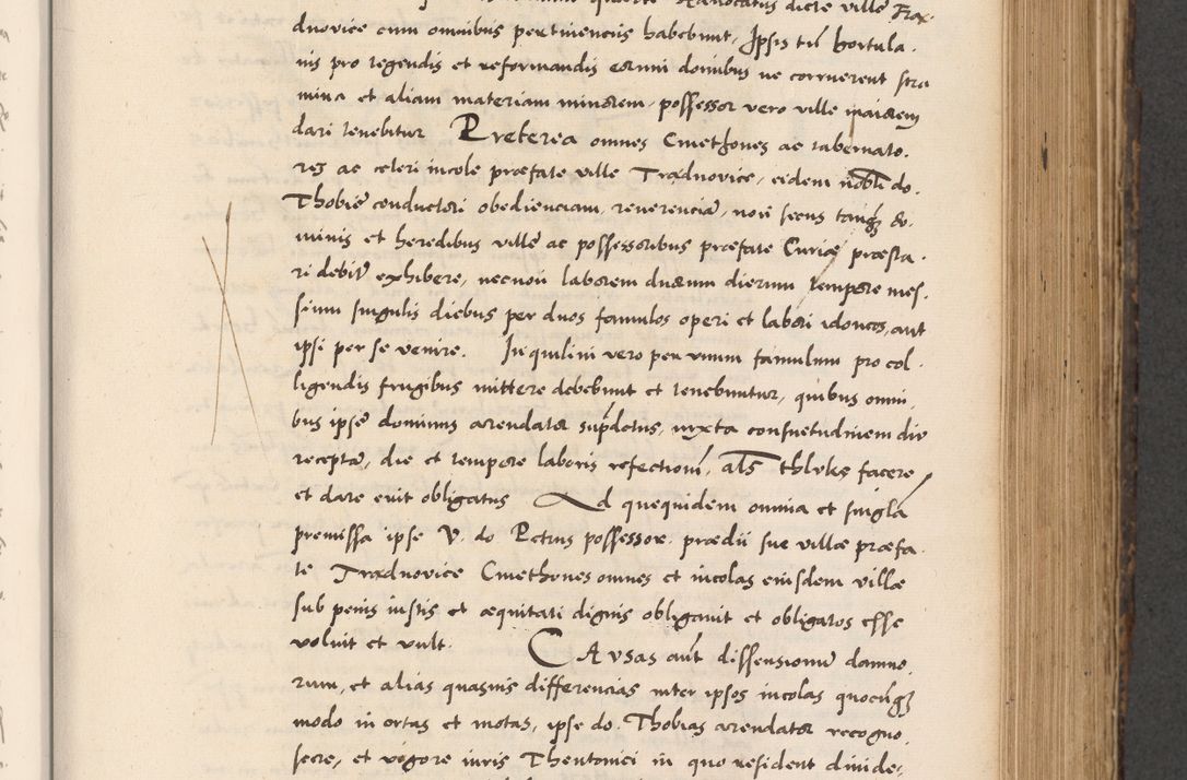 Zdjęcie nr 457 dla obiektu archiwalnego: Acta actorum causarum, sentenciarum diffinitivarum quam interloquutiorum, decretorum, obligationum, quietationum et constitutionum procuratorum coram reverndo domino Petri Porembski preposito Ossviencimensi, canonico et officiali Cracoviensi generali ad annum Dimini 1556, inditione quatuor decima, pontificatus sanctissimi in Christo patris domini Pauli divina providencia pape IIII anno ispius.