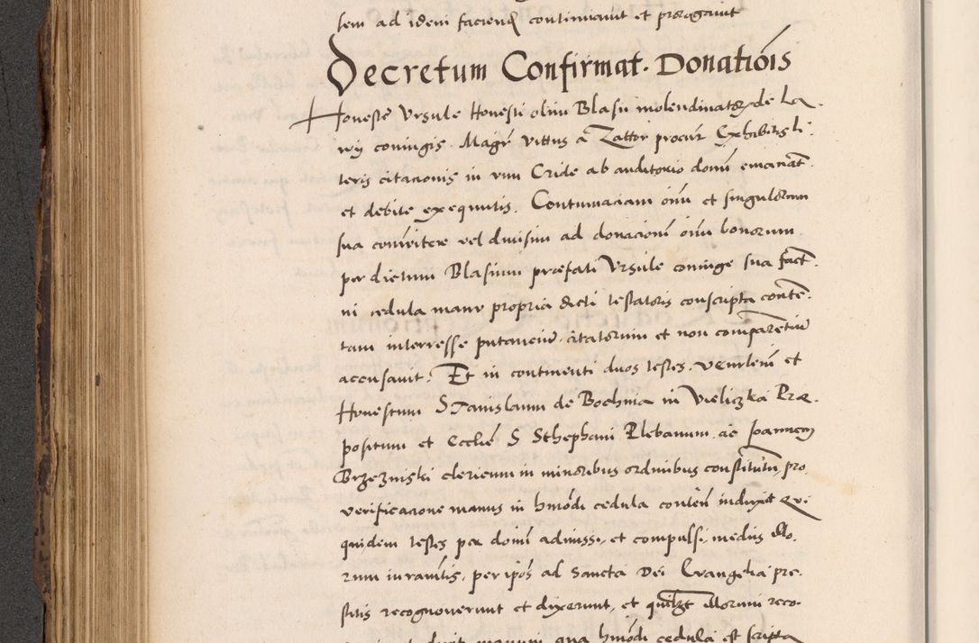 Zdjęcie nr 452 dla obiektu archiwalnego: Acta actorum causarum, sentenciarum diffinitivarum quam interloquutiorum, decretorum, obligationum, quietationum et constitutionum procuratorum coram reverndo domino Petri Porembski preposito Ossviencimensi, canonico et officiali Cracoviensi generali ad annum Dimini 1556, inditione quatuor decima, pontificatus sanctissimi in Christo patris domini Pauli divina providencia pape IIII anno ispius.