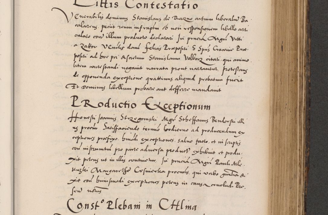 Zdjęcie nr 451 dla obiektu archiwalnego: Acta actorum causarum, sentenciarum diffinitivarum quam interloquutiorum, decretorum, obligationum, quietationum et constitutionum procuratorum coram reverndo domino Petri Porembski preposito Ossviencimensi, canonico et officiali Cracoviensi generali ad annum Dimini 1556, inditione quatuor decima, pontificatus sanctissimi in Christo patris domini Pauli divina providencia pape IIII anno ispius.