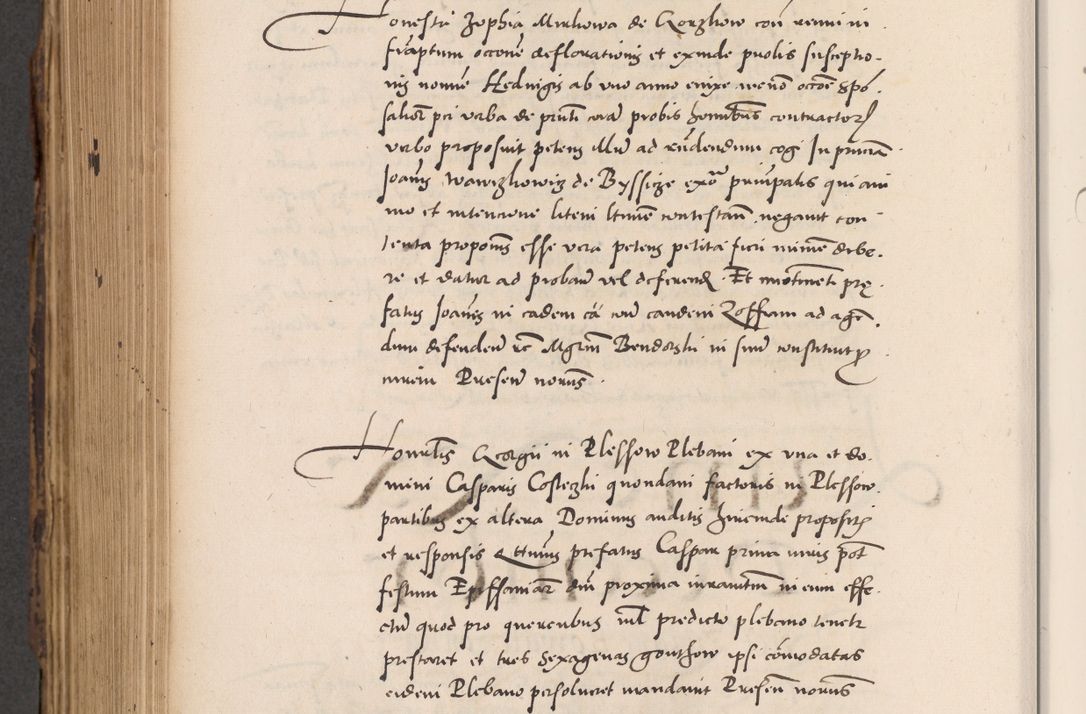Zdjęcie nr 792 dla obiektu archiwalnego: Acta actorum causarum, sentenciarum diffinitivarum quam interloquutiorum, decretorum, obligationum, quietationum et constitutionum procuratorum coram reverndo domino Petri Porembski preposito Ossviencimensi, canonico et officiali Cracoviensi generali ad annum Dimini 1556, inditione quatuor decima, pontificatus sanctissimi in Christo patris domini Pauli divina providencia pape IIII anno ispius.
