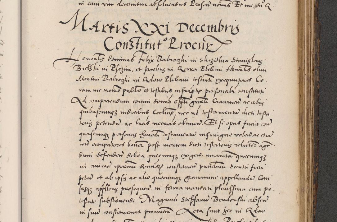 Zdjęcie nr 793 dla obiektu archiwalnego: Acta actorum causarum, sentenciarum diffinitivarum quam interloquutiorum, decretorum, obligationum, quietationum et constitutionum procuratorum coram reverndo domino Petri Porembski preposito Ossviencimensi, canonico et officiali Cracoviensi generali ad annum Dimini 1556, inditione quatuor decima, pontificatus sanctissimi in Christo patris domini Pauli divina providencia pape IIII anno ispius.