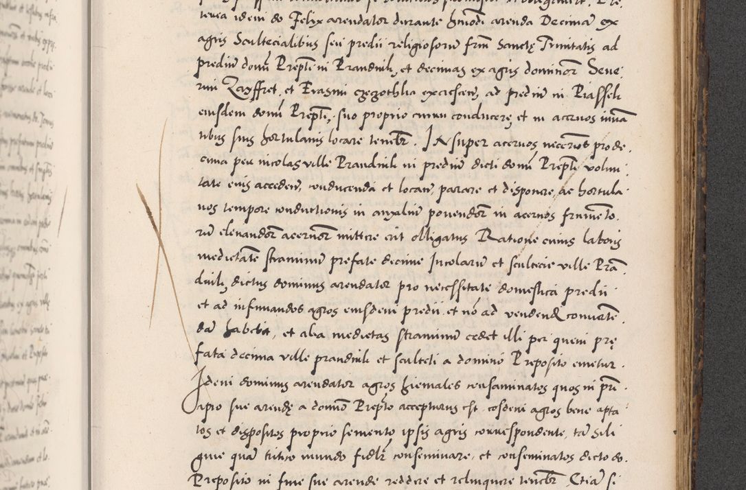 Zdjęcie nr 769 dla obiektu archiwalnego: Acta actorum causarum, sentenciarum diffinitivarum quam interloquutiorum, decretorum, obligationum, quietationum et constitutionum procuratorum coram reverndo domino Petri Porembski preposito Ossviencimensi, canonico et officiali Cracoviensi generali ad annum Dimini 1556, inditione quatuor decima, pontificatus sanctissimi in Christo patris domini Pauli divina providencia pape IIII anno ispius.