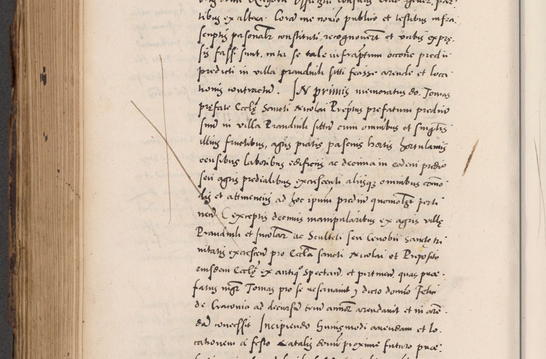 Zdjęcie nr 768 dla obiektu archiwalnego: Acta actorum causarum, sentenciarum diffinitivarum quam interloquutiorum, decretorum, obligationum, quietationum et constitutionum procuratorum coram reverndo domino Petri Porembski preposito Ossviencimensi, canonico et officiali Cracoviensi generali ad annum Dimini 1556, inditione quatuor decima, pontificatus sanctissimi in Christo patris domini Pauli divina providencia pape IIII anno ispius.