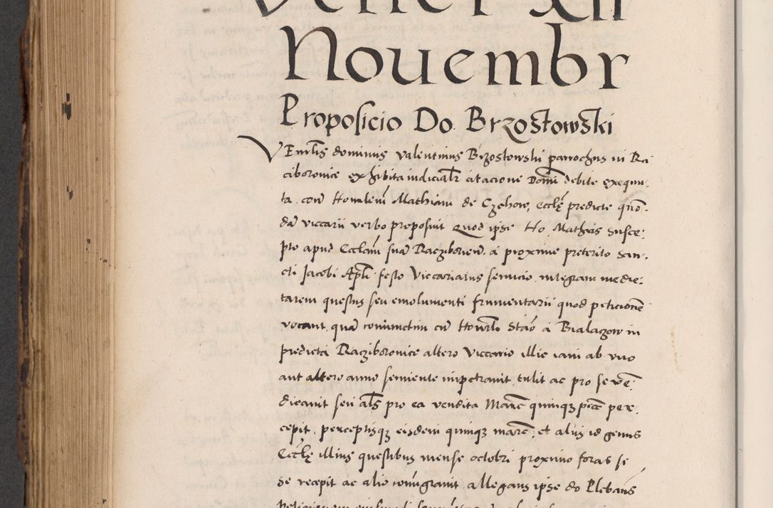 Zdjęcie nr 750 dla obiektu archiwalnego: Acta actorum causarum, sentenciarum diffinitivarum quam interloquutiorum, decretorum, obligationum, quietationum et constitutionum procuratorum coram reverndo domino Petri Porembski preposito Ossviencimensi, canonico et officiali Cracoviensi generali ad annum Dimini 1556, inditione quatuor decima, pontificatus sanctissimi in Christo patris domini Pauli divina providencia pape IIII anno ispius.