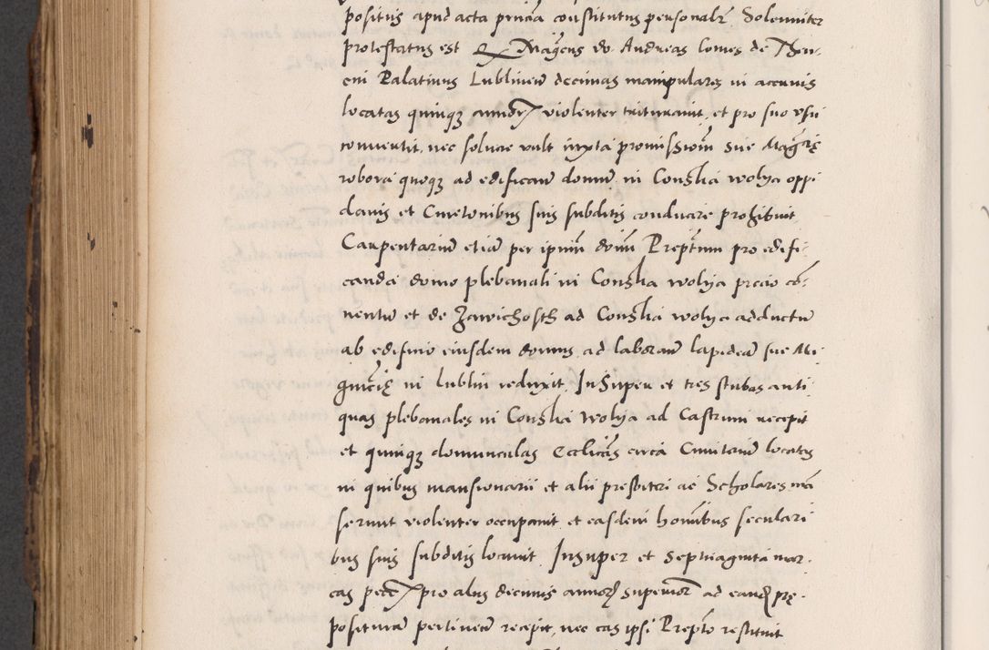 Zdjęcie nr 744 dla obiektu archiwalnego: Acta actorum causarum, sentenciarum diffinitivarum quam interloquutiorum, decretorum, obligationum, quietationum et constitutionum procuratorum coram reverndo domino Petri Porembski preposito Ossviencimensi, canonico et officiali Cracoviensi generali ad annum Dimini 1556, inditione quatuor decima, pontificatus sanctissimi in Christo patris domini Pauli divina providencia pape IIII anno ispius.