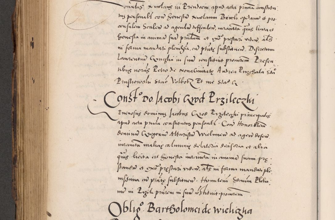 Zdjęcie nr 740 dla obiektu archiwalnego: Acta actorum causarum, sentenciarum diffinitivarum quam interloquutiorum, decretorum, obligationum, quietationum et constitutionum procuratorum coram reverndo domino Petri Porembski preposito Ossviencimensi, canonico et officiali Cracoviensi generali ad annum Dimini 1556, inditione quatuor decima, pontificatus sanctissimi in Christo patris domini Pauli divina providencia pape IIII anno ispius.