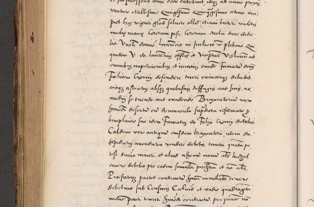 Zdjęcie nr 728 dla obiektu archiwalnego: Acta actorum causarum, sentenciarum diffinitivarum quam interloquutiorum, decretorum, obligationum, quietationum et constitutionum procuratorum coram reverndo domino Petri Porembski preposito Ossviencimensi, canonico et officiali Cracoviensi generali ad annum Dimini 1556, inditione quatuor decima, pontificatus sanctissimi in Christo patris domini Pauli divina providencia pape IIII anno ispius.