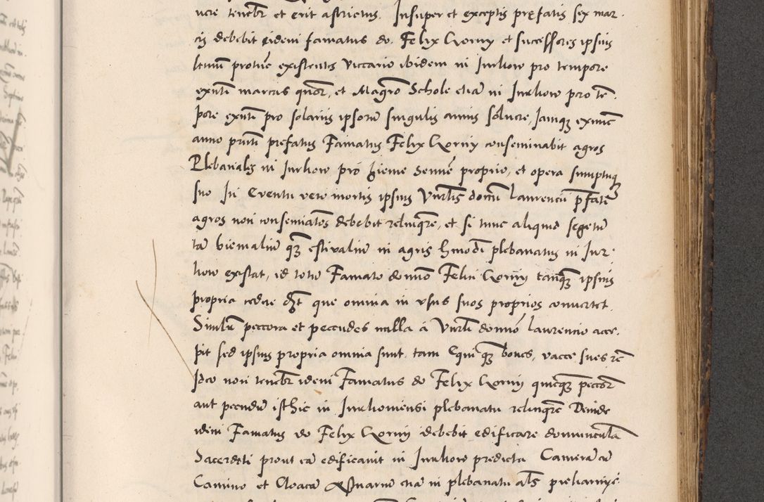 Zdjęcie nr 727 dla obiektu archiwalnego: Acta actorum causarum, sentenciarum diffinitivarum quam interloquutiorum, decretorum, obligationum, quietationum et constitutionum procuratorum coram reverndo domino Petri Porembski preposito Ossviencimensi, canonico et officiali Cracoviensi generali ad annum Dimini 1556, inditione quatuor decima, pontificatus sanctissimi in Christo patris domini Pauli divina providencia pape IIII anno ispius.