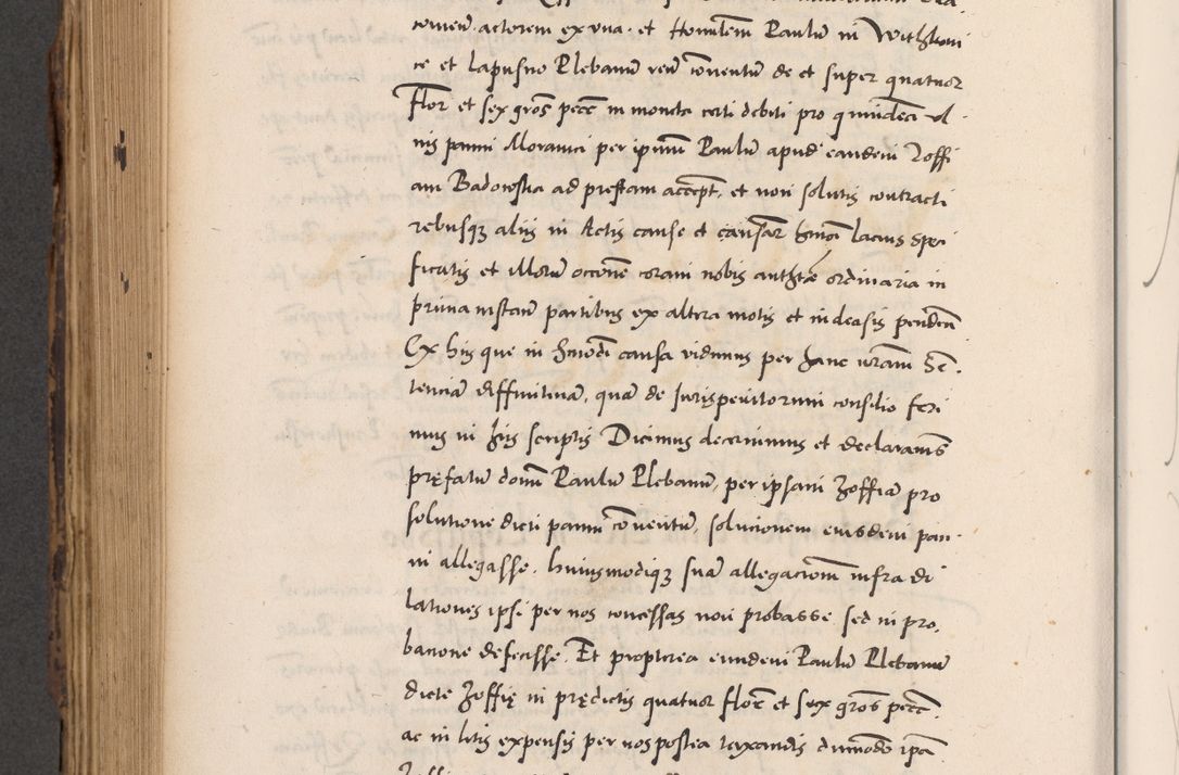 Zdjęcie nr 724 dla obiektu archiwalnego: Acta actorum causarum, sentenciarum diffinitivarum quam interloquutiorum, decretorum, obligationum, quietationum et constitutionum procuratorum coram reverndo domino Petri Porembski preposito Ossviencimensi, canonico et officiali Cracoviensi generali ad annum Dimini 1556, inditione quatuor decima, pontificatus sanctissimi in Christo patris domini Pauli divina providencia pape IIII anno ispius.