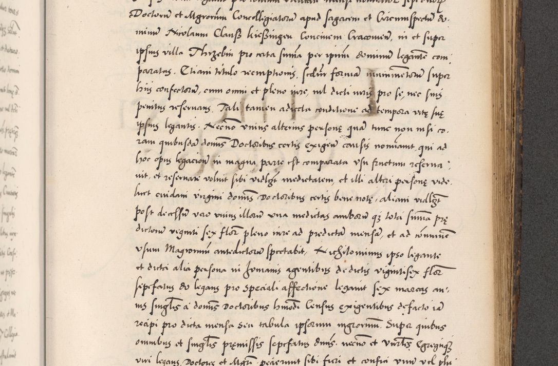 Zdjęcie nr 717 dla obiektu archiwalnego: Acta actorum causarum, sentenciarum diffinitivarum quam interloquutiorum, decretorum, obligationum, quietationum et constitutionum procuratorum coram reverndo domino Petri Porembski preposito Ossviencimensi, canonico et officiali Cracoviensi generali ad annum Dimini 1556, inditione quatuor decima, pontificatus sanctissimi in Christo patris domini Pauli divina providencia pape IIII anno ispius.