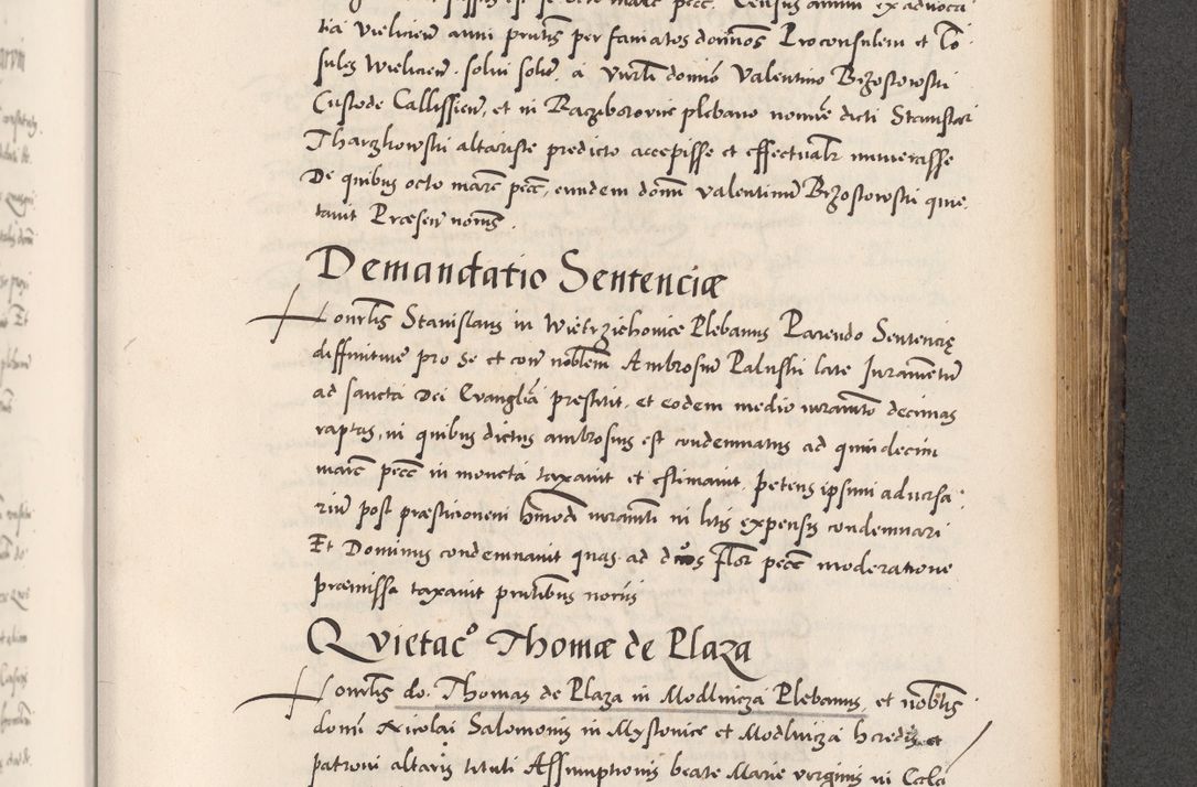 Zdjęcie nr 711 dla obiektu archiwalnego: Acta actorum causarum, sentenciarum diffinitivarum quam interloquutiorum, decretorum, obligationum, quietationum et constitutionum procuratorum coram reverndo domino Petri Porembski preposito Ossviencimensi, canonico et officiali Cracoviensi generali ad annum Dimini 1556, inditione quatuor decima, pontificatus sanctissimi in Christo patris domini Pauli divina providencia pape IIII anno ispius.