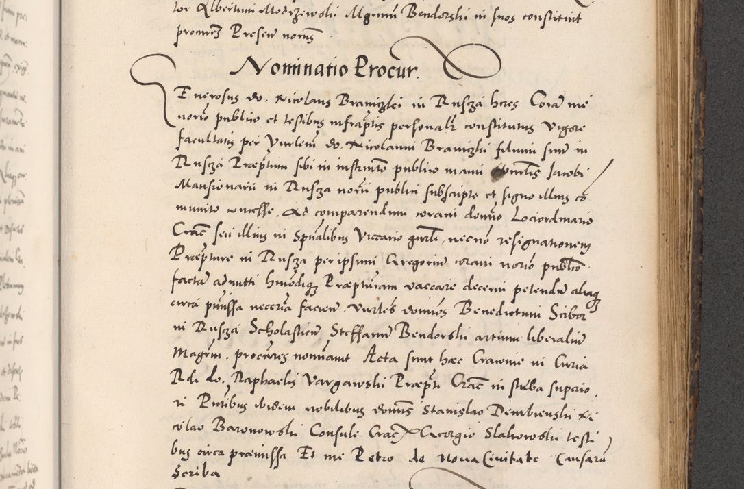 Zdjęcie nr 701 dla obiektu archiwalnego: Acta actorum causarum, sentenciarum diffinitivarum quam interloquutiorum, decretorum, obligationum, quietationum et constitutionum procuratorum coram reverndo domino Petri Porembski preposito Ossviencimensi, canonico et officiali Cracoviensi generali ad annum Dimini 1556, inditione quatuor decima, pontificatus sanctissimi in Christo patris domini Pauli divina providencia pape IIII anno ispius.