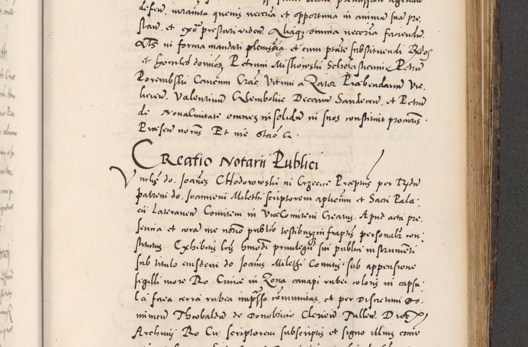 Zdjęcie nr 697 dla obiektu archiwalnego: Acta actorum causarum, sentenciarum diffinitivarum quam interloquutiorum, decretorum, obligationum, quietationum et constitutionum procuratorum coram reverndo domino Petri Porembski preposito Ossviencimensi, canonico et officiali Cracoviensi generali ad annum Dimini 1556, inditione quatuor decima, pontificatus sanctissimi in Christo patris domini Pauli divina providencia pape IIII anno ispius.