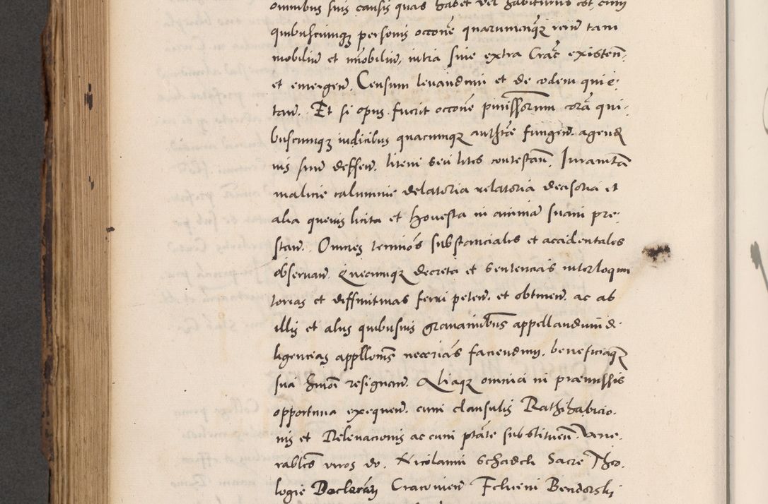 Zdjęcie nr 692 dla obiektu archiwalnego: Acta actorum causarum, sentenciarum diffinitivarum quam interloquutiorum, decretorum, obligationum, quietationum et constitutionum procuratorum coram reverndo domino Petri Porembski preposito Ossviencimensi, canonico et officiali Cracoviensi generali ad annum Dimini 1556, inditione quatuor decima, pontificatus sanctissimi in Christo patris domini Pauli divina providencia pape IIII anno ispius.