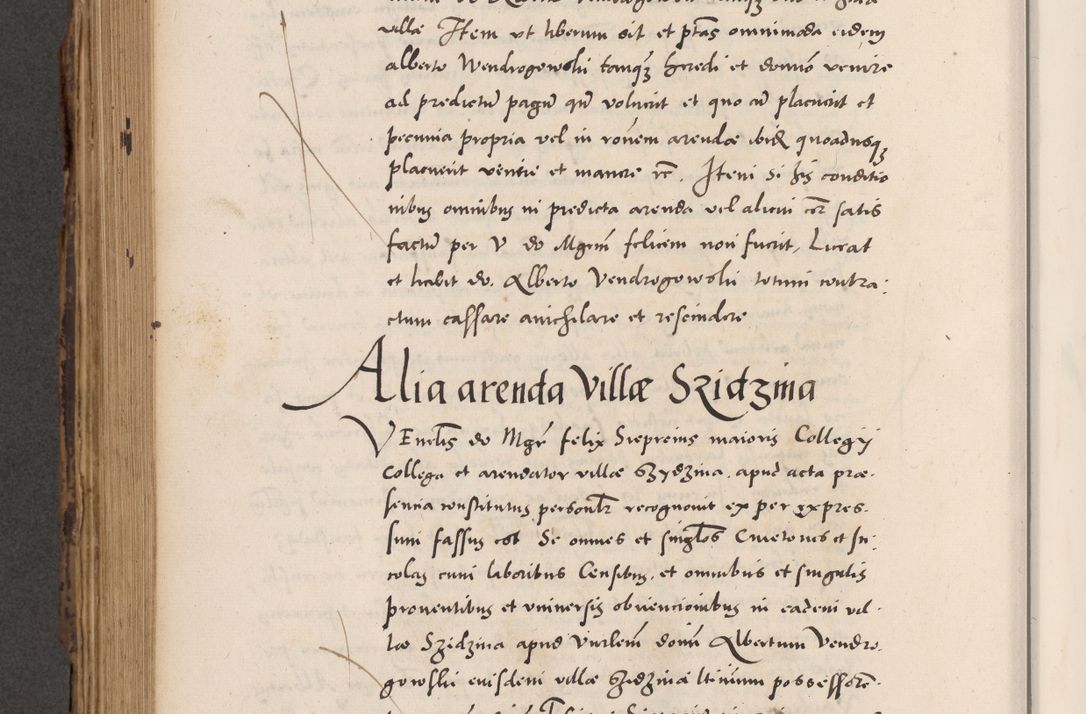 Zdjęcie nr 690 dla obiektu archiwalnego: Acta actorum causarum, sentenciarum diffinitivarum quam interloquutiorum, decretorum, obligationum, quietationum et constitutionum procuratorum coram reverndo domino Petri Porembski preposito Ossviencimensi, canonico et officiali Cracoviensi generali ad annum Dimini 1556, inditione quatuor decima, pontificatus sanctissimi in Christo patris domini Pauli divina providencia pape IIII anno ispius.