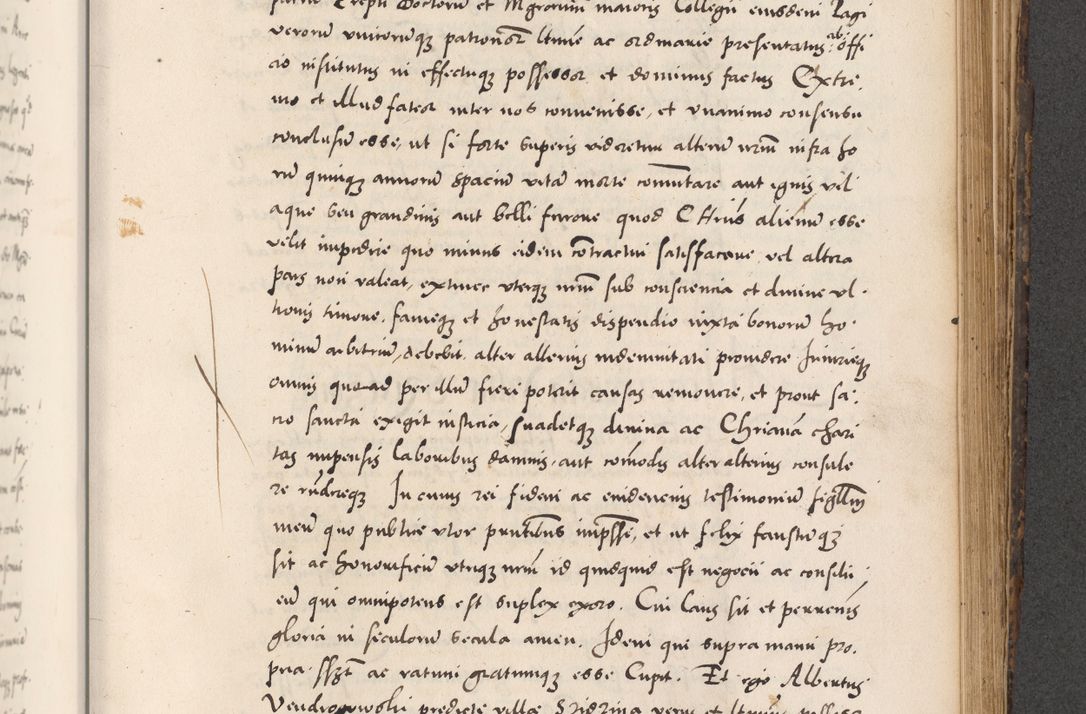 Zdjęcie nr 689 dla obiektu archiwalnego: Acta actorum causarum, sentenciarum diffinitivarum quam interloquutiorum, decretorum, obligationum, quietationum et constitutionum procuratorum coram reverndo domino Petri Porembski preposito Ossviencimensi, canonico et officiali Cracoviensi generali ad annum Dimini 1556, inditione quatuor decima, pontificatus sanctissimi in Christo patris domini Pauli divina providencia pape IIII anno ispius.