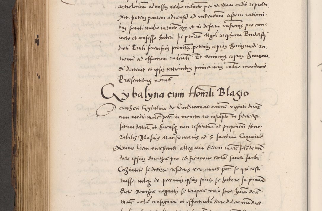 Zdjęcie nr 670 dla obiektu archiwalnego: Acta actorum causarum, sentenciarum diffinitivarum quam interloquutiorum, decretorum, obligationum, quietationum et constitutionum procuratorum coram reverndo domino Petri Porembski preposito Ossviencimensi, canonico et officiali Cracoviensi generali ad annum Dimini 1556, inditione quatuor decima, pontificatus sanctissimi in Christo patris domini Pauli divina providencia pape IIII anno ispius.