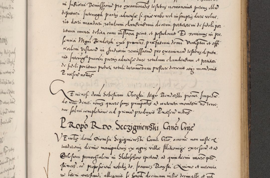 Zdjęcie nr 669 dla obiektu archiwalnego: Acta actorum causarum, sentenciarum diffinitivarum quam interloquutiorum, decretorum, obligationum, quietationum et constitutionum procuratorum coram reverndo domino Petri Porembski preposito Ossviencimensi, canonico et officiali Cracoviensi generali ad annum Dimini 1556, inditione quatuor decima, pontificatus sanctissimi in Christo patris domini Pauli divina providencia pape IIII anno ispius.