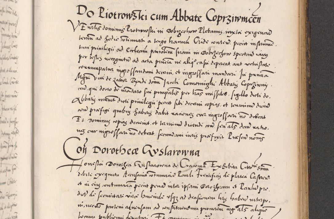 Zdjęcie nr 667 dla obiektu archiwalnego: Acta actorum causarum, sentenciarum diffinitivarum quam interloquutiorum, decretorum, obligationum, quietationum et constitutionum procuratorum coram reverndo domino Petri Porembski preposito Ossviencimensi, canonico et officiali Cracoviensi generali ad annum Dimini 1556, inditione quatuor decima, pontificatus sanctissimi in Christo patris domini Pauli divina providencia pape IIII anno ispius.
