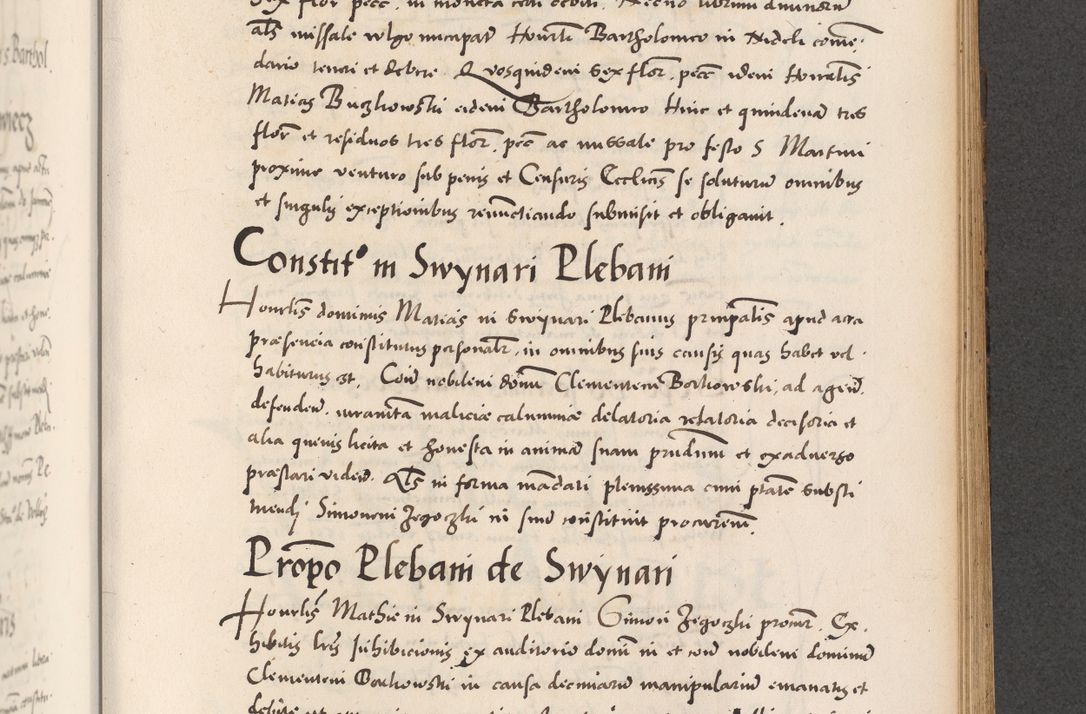 Zdjęcie nr 659 dla obiektu archiwalnego: Acta actorum causarum, sentenciarum diffinitivarum quam interloquutiorum, decretorum, obligationum, quietationum et constitutionum procuratorum coram reverndo domino Petri Porembski preposito Ossviencimensi, canonico et officiali Cracoviensi generali ad annum Dimini 1556, inditione quatuor decima, pontificatus sanctissimi in Christo patris domini Pauli divina providencia pape IIII anno ispius.