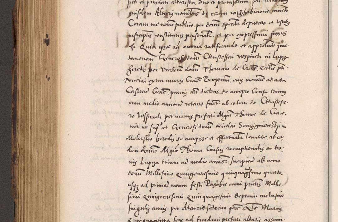 Zdjęcie nr 656 dla obiektu archiwalnego: Acta actorum causarum, sentenciarum diffinitivarum quam interloquutiorum, decretorum, obligationum, quietationum et constitutionum procuratorum coram reverndo domino Petri Porembski preposito Ossviencimensi, canonico et officiali Cracoviensi generali ad annum Dimini 1556, inditione quatuor decima, pontificatus sanctissimi in Christo patris domini Pauli divina providencia pape IIII anno ispius.