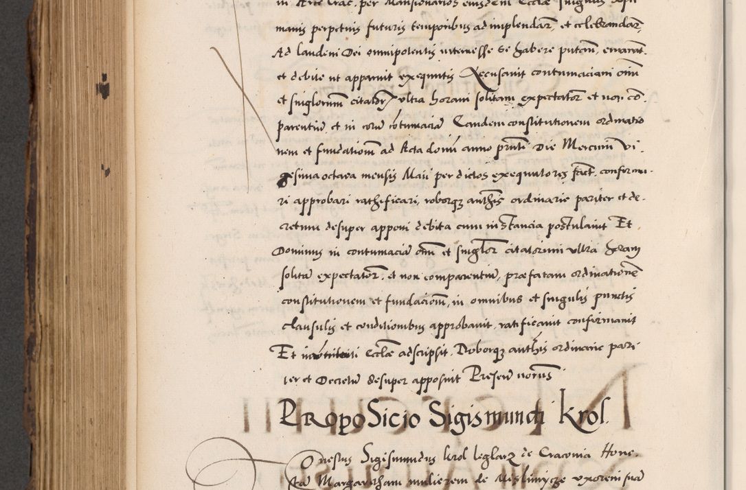 Zdjęcie nr 654 dla obiektu archiwalnego: Acta actorum causarum, sentenciarum diffinitivarum quam interloquutiorum, decretorum, obligationum, quietationum et constitutionum procuratorum coram reverndo domino Petri Porembski preposito Ossviencimensi, canonico et officiali Cracoviensi generali ad annum Dimini 1556, inditione quatuor decima, pontificatus sanctissimi in Christo patris domini Pauli divina providencia pape IIII anno ispius.