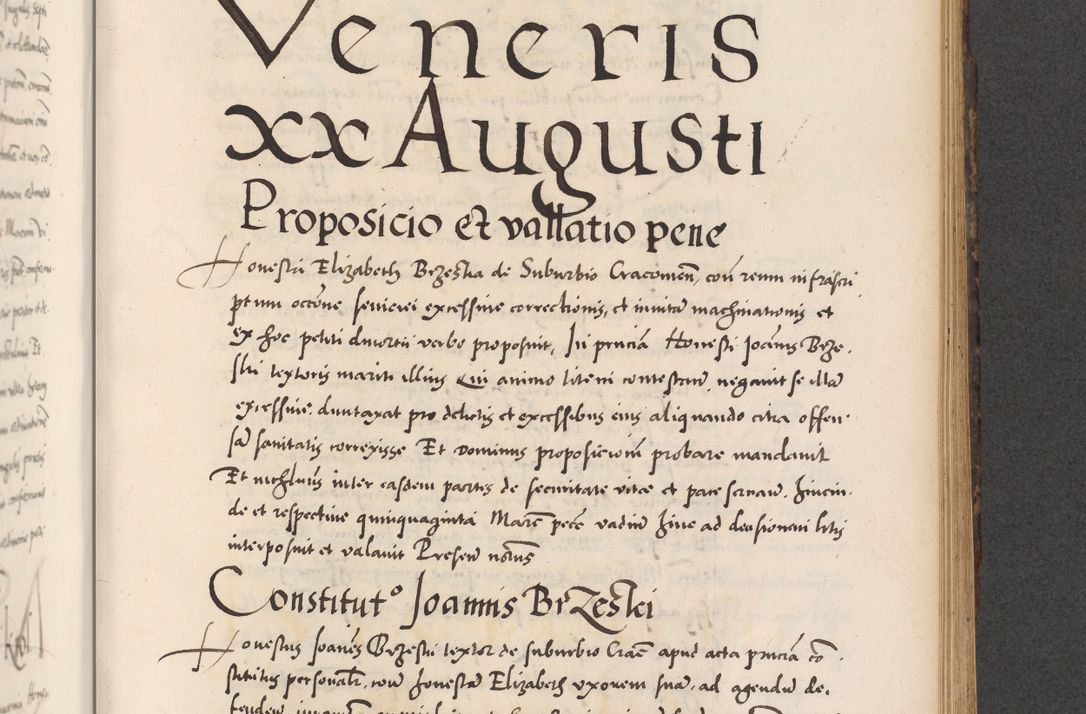 Zdjęcie nr 655 dla obiektu archiwalnego: Acta actorum causarum, sentenciarum diffinitivarum quam interloquutiorum, decretorum, obligationum, quietationum et constitutionum procuratorum coram reverndo domino Petri Porembski preposito Ossviencimensi, canonico et officiali Cracoviensi generali ad annum Dimini 1556, inditione quatuor decima, pontificatus sanctissimi in Christo patris domini Pauli divina providencia pape IIII anno ispius.