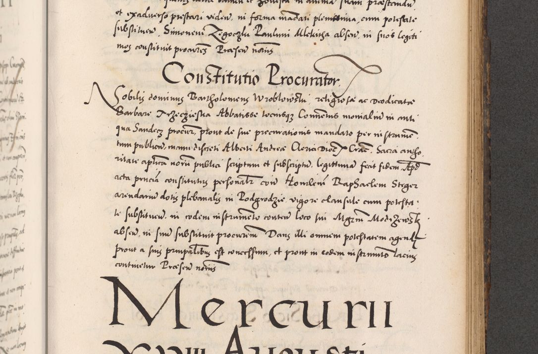 Zdjęcie nr 653 dla obiektu archiwalnego: Acta actorum causarum, sentenciarum diffinitivarum quam interloquutiorum, decretorum, obligationum, quietationum et constitutionum procuratorum coram reverndo domino Petri Porembski preposito Ossviencimensi, canonico et officiali Cracoviensi generali ad annum Dimini 1556, inditione quatuor decima, pontificatus sanctissimi in Christo patris domini Pauli divina providencia pape IIII anno ispius.