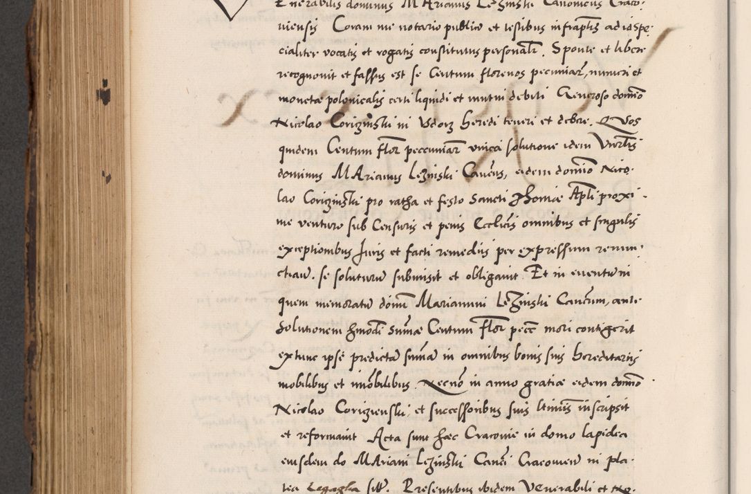 Zdjęcie nr 648 dla obiektu archiwalnego: Acta actorum causarum, sentenciarum diffinitivarum quam interloquutiorum, decretorum, obligationum, quietationum et constitutionum procuratorum coram reverndo domino Petri Porembski preposito Ossviencimensi, canonico et officiali Cracoviensi generali ad annum Dimini 1556, inditione quatuor decima, pontificatus sanctissimi in Christo patris domini Pauli divina providencia pape IIII anno ispius.