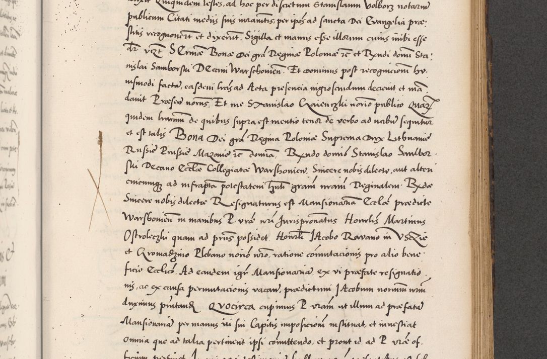 Zdjęcie nr 621 dla obiektu archiwalnego: Acta actorum causarum, sentenciarum diffinitivarum quam interloquutiorum, decretorum, obligationum, quietationum et constitutionum procuratorum coram reverndo domino Petri Porembski preposito Ossviencimensi, canonico et officiali Cracoviensi generali ad annum Dimini 1556, inditione quatuor decima, pontificatus sanctissimi in Christo patris domini Pauli divina providencia pape IIII anno ispius.