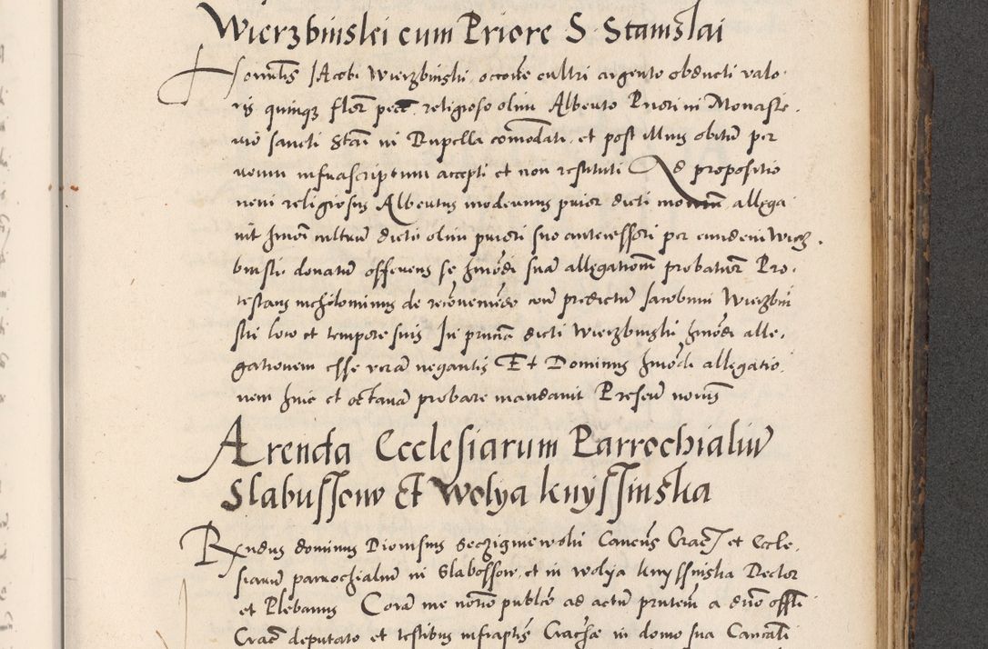 Zdjęcie nr 805 dla obiektu archiwalnego: Acta actorum causarum, sentenciarum diffinitivarum quam interloquutiorum, decretorum, obligationum, quietationum et constitutionum procuratorum coram reverndo domino Petri Porembski preposito Ossviencimensi, canonico et officiali Cracoviensi generali ad annum Dimini 1556, inditione quatuor decima, pontificatus sanctissimi in Christo patris domini Pauli divina providencia pape IIII anno ispius.