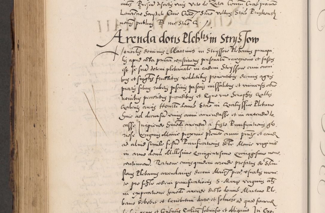 Zdjęcie nr 962 dla obiektu archiwalnego: Acta actorum causarum, sentenciarum diffinitivarum quam interloquutiorum, decretorum, obligationum, quietationum et constitutionum procuratorum coram reverndo domino Petri Porembski preposito Ossviencimensi, canonico et officiali Cracoviensi generali ad annum Dimini 1556, inditione quatuor decima, pontificatus sanctissimi in Christo patris domini Pauli divina providencia pape IIII anno ispius.