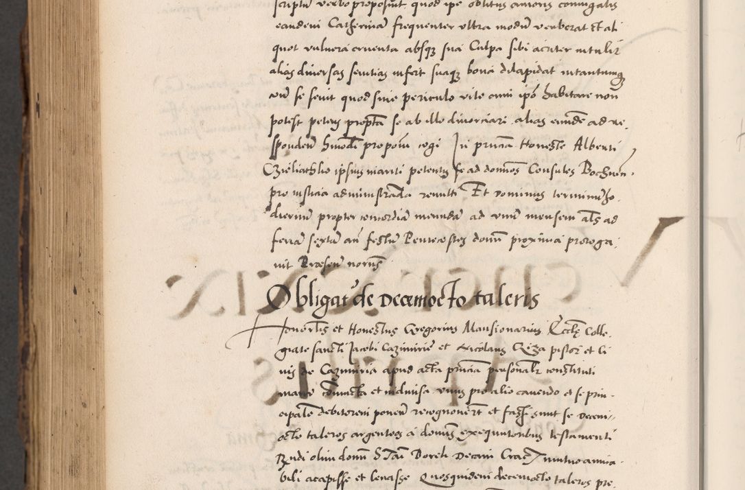 Zdjęcie nr 958 dla obiektu archiwalnego: Acta actorum causarum, sentenciarum diffinitivarum quam interloquutiorum, decretorum, obligationum, quietationum et constitutionum procuratorum coram reverndo domino Petri Porembski preposito Ossviencimensi, canonico et officiali Cracoviensi generali ad annum Dimini 1556, inditione quatuor decima, pontificatus sanctissimi in Christo patris domini Pauli divina providencia pape IIII anno ispius.